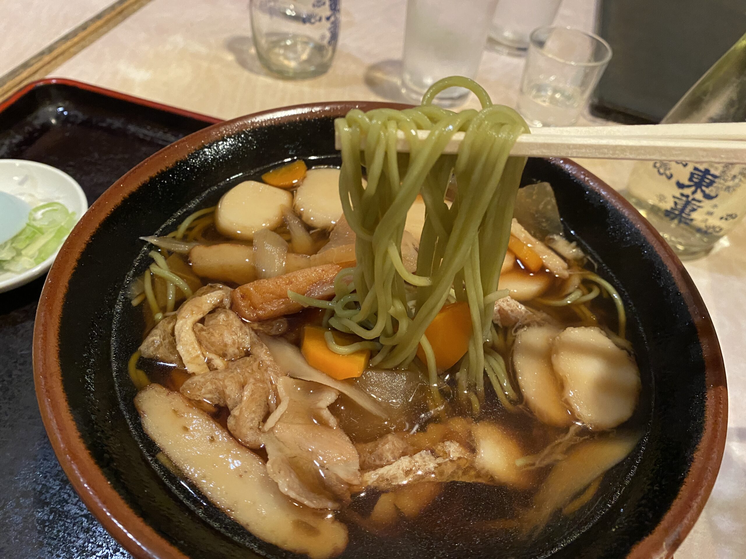 白金台長寿庵けんちんそば